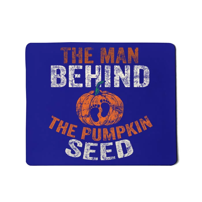 Halloween Pregnancy Dad The Behind The Pumpkin Seed Gift Mousepad