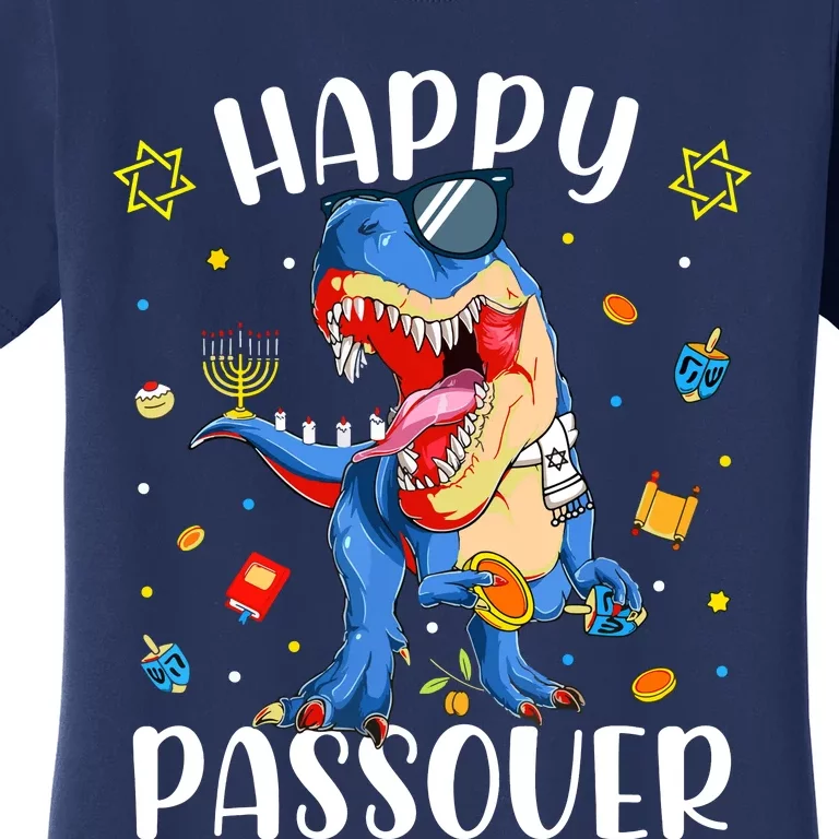 Happy Passover Dinosaur Jewish Passover Women's T-Shirt