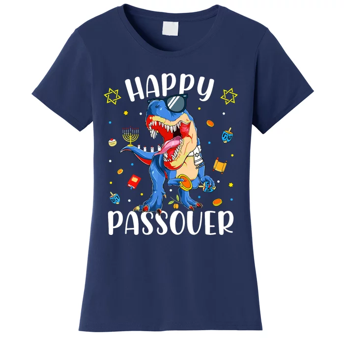 Happy Passover Dinosaur Jewish Passover Women's T-Shirt