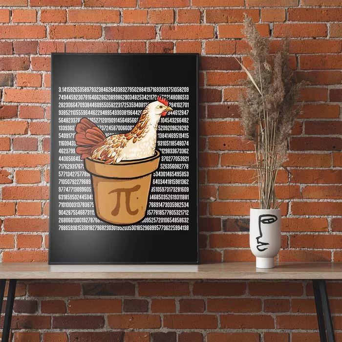 Happy Pi Day Funny Chicken Pot Pie 3 14 Science Math Teacher Poster