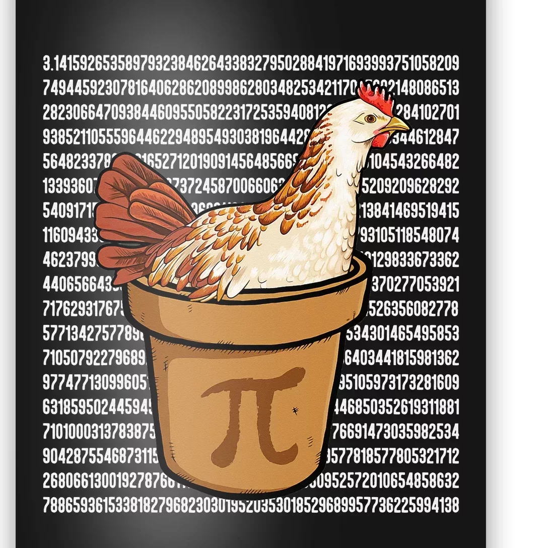 Happy Pi Day Funny Chicken Pot Pie 3 14 Science Math Teacher Poster