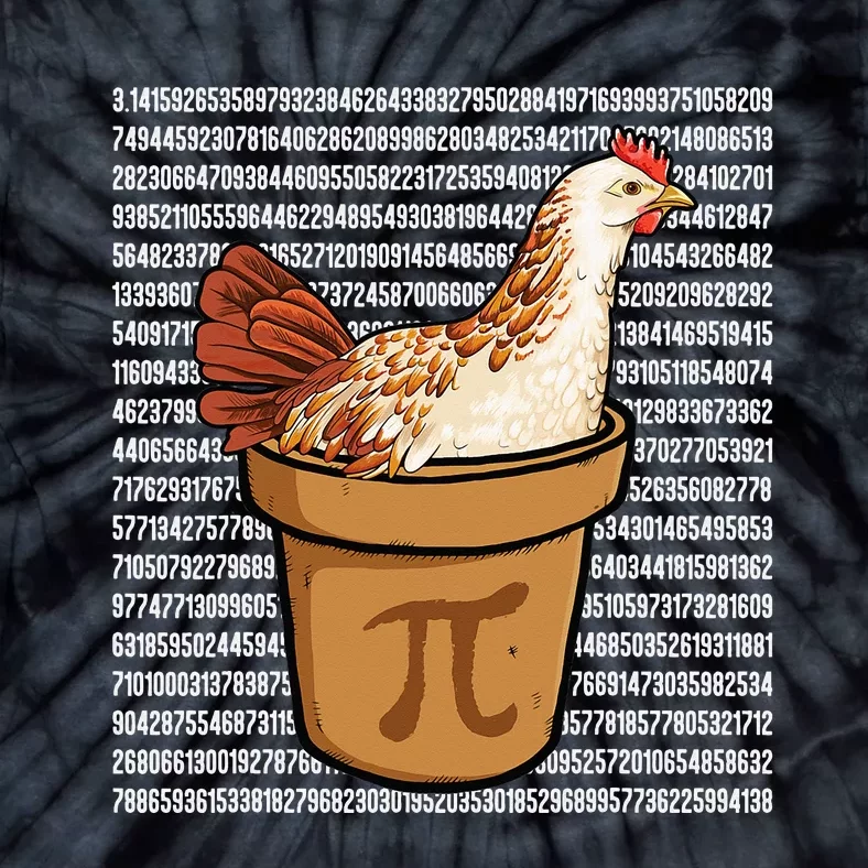 Happy Pi Day Funny Chicken Pot Pie 3 14 Science Math Teacher Tie-Dye T-Shirt