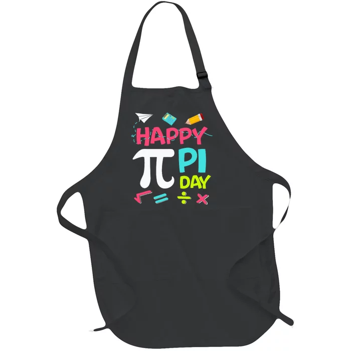 Happy Pi Day  Math Teachers Student Professor Pi Day Full-Length Apron With Pocket