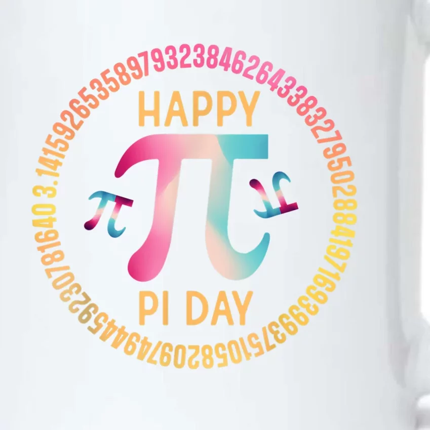 Happy Pi Day Mathematischer Mathematiklehrer Pi 3.14 Black Color Changing Mug