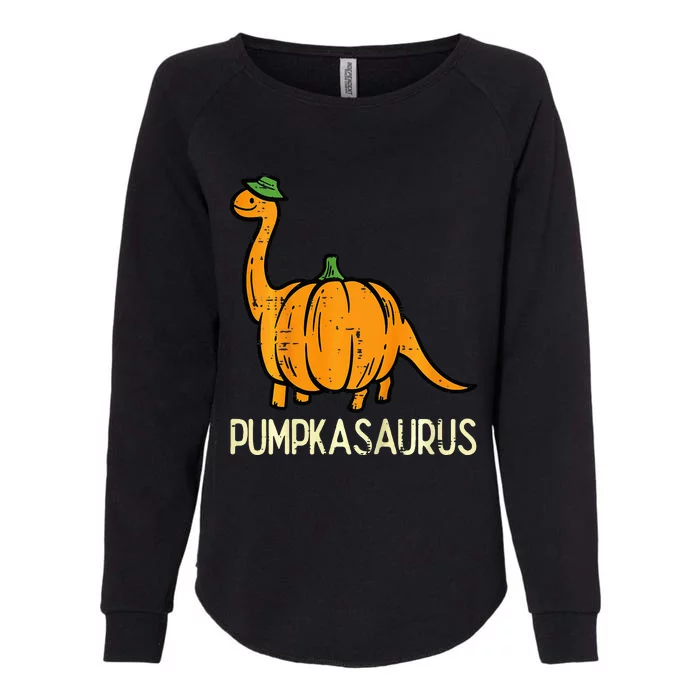 Halloween Pumpkin Dino Pumpasaurus Costume Womens California Wash Sweatshirt