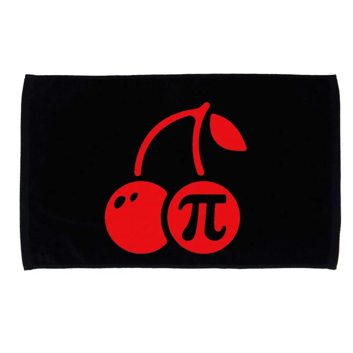 Happy Pi Day Cute Apple Pie 3.14 Funny Math Teacher Microfiber Hand Towel