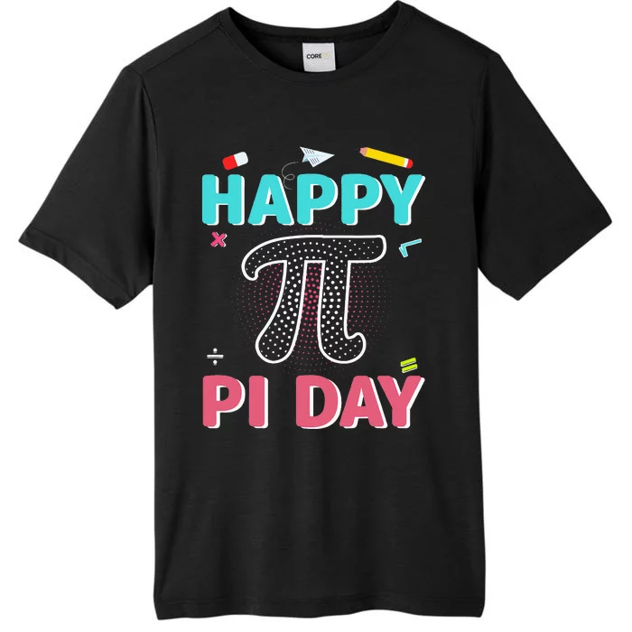 Happy Pi Day Math Teachers Student Professor Pi Day ChromaSoft Performance T-Shirt