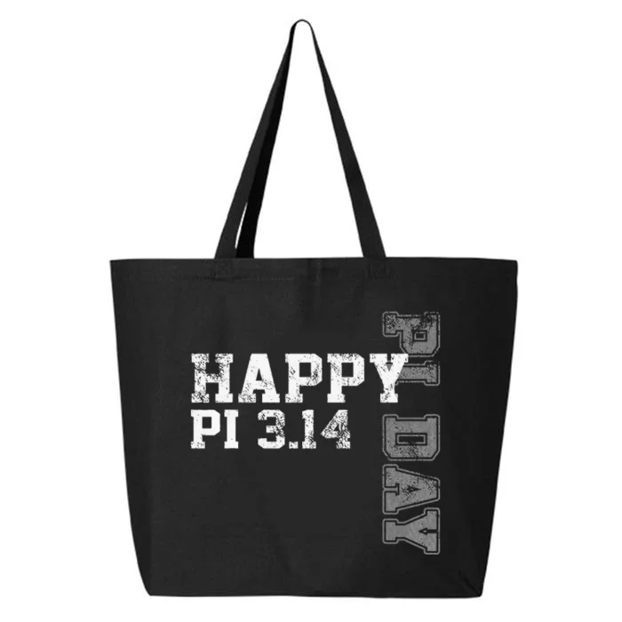 Happy PI Day Math Lover Mathematics Vintage 25L Jumbo Tote