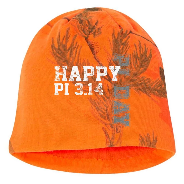 Happy PI Day Math Lover Mathematics Vintage Kati - Camo Knit Beanie