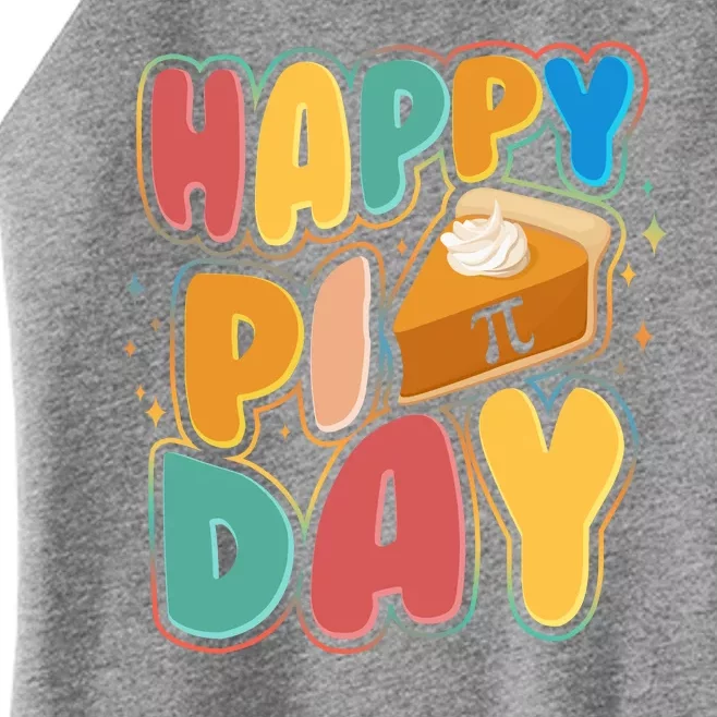 Happy Pi Day 3 14 Pie Slice March 14 Women’s Perfect Tri Rocker Tank