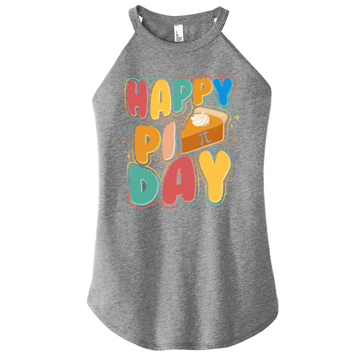 Happy Pi Day 3 14 Pie Slice March 14 Women’s Perfect Tri Rocker Tank