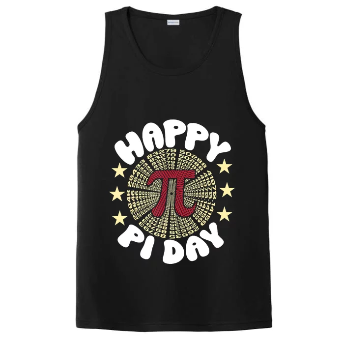 Happy Pi Day Funny Pi Mathematic Math For Teachers Performance Tank