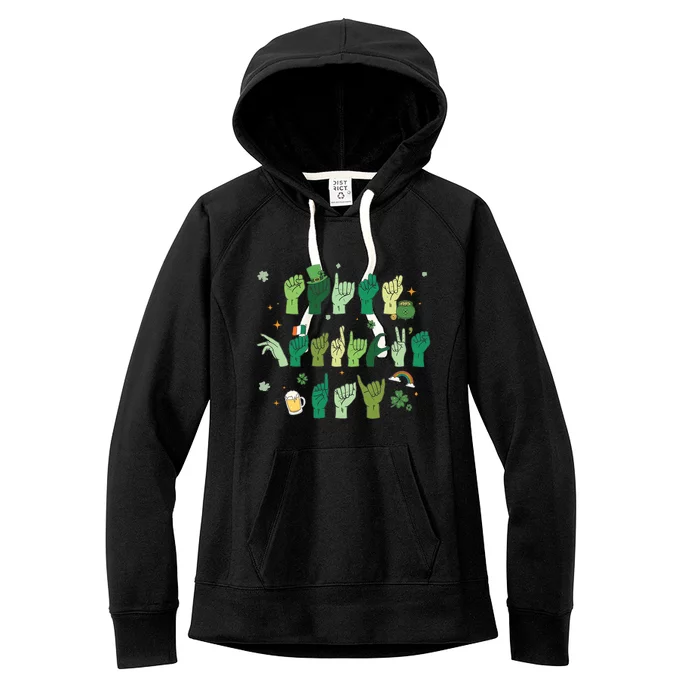 Happy Patrick Day Women's Fleece Hoodie