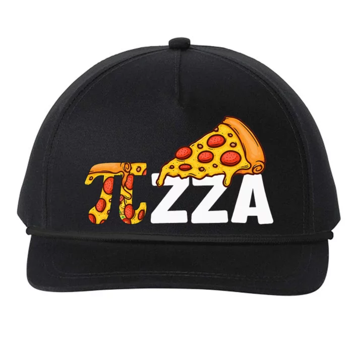 Happy Pi Day Pie Day Pizza Funny Pi Mathematic Math Snapback Five-Panel Rope Hat