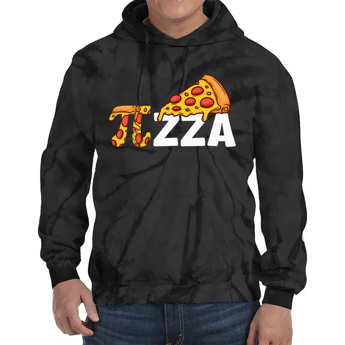 Happy Pi Day Pie Day Pizza Funny Pi Mathematic Math Tie Dye Hoodie