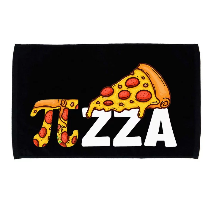 Happy Pi Day Pie Day Pizza Funny Pi Mathematic Math Microfiber Hand Towel