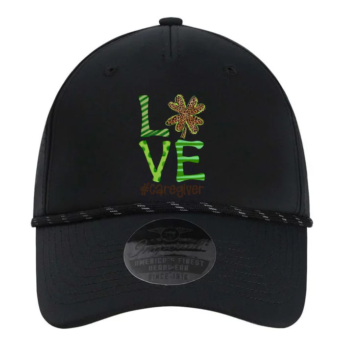 Happy Patrick's Day Love Caregiver Nurse Irish And Leopard Gift Performance The Dyno Cap