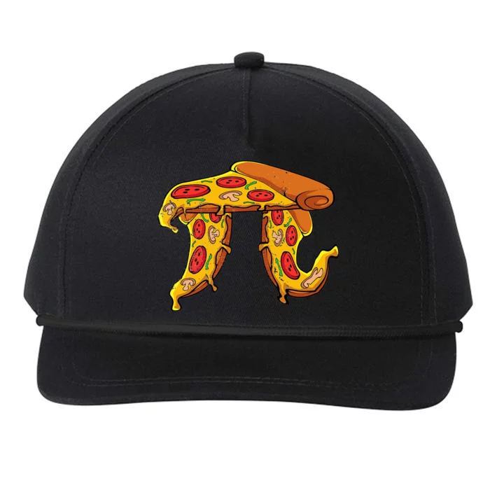 Happy Pi Day Pie Day Pizza Mathematics Pi Symbol Copy Snapback Five-Panel Rope Hat