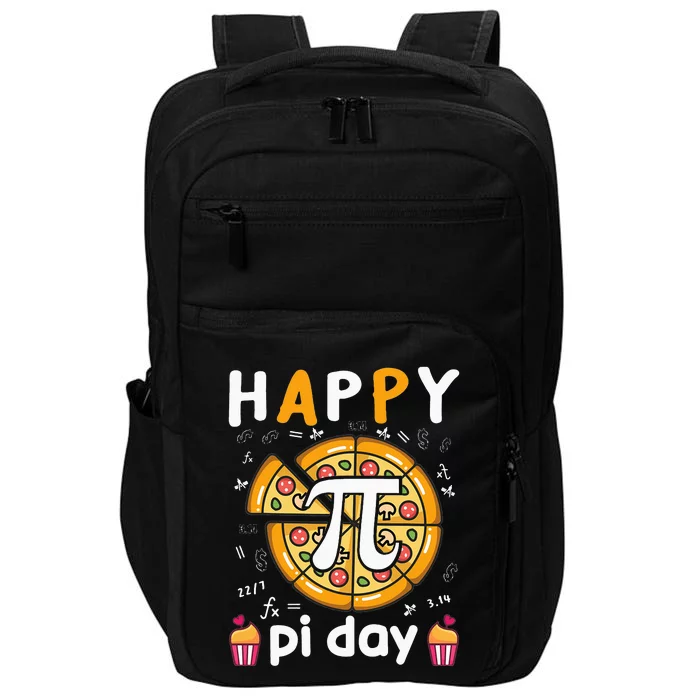 Happy Pi Day Pie Day Pizza Mathematics Pi Symbol Impact Tech Backpack