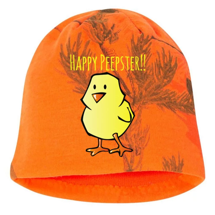 Happy Peepster!! , Easter Chick Cute Chicken Kati - Camo Knit Beanie