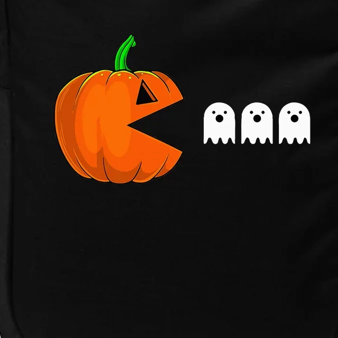 Halloween Pumpkin Eating Ghost Impact Tech Backpack