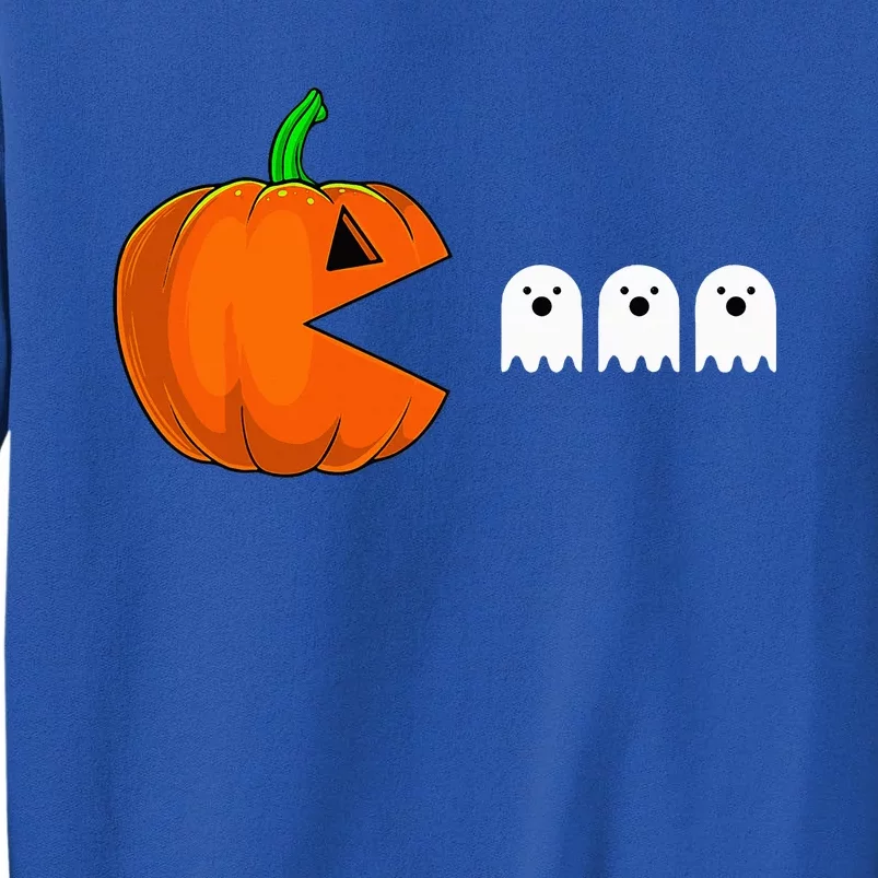 Halloween Pumpkin Eating Ghost Tall Sweatshirt