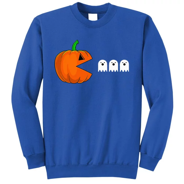 Halloween Pumpkin Eating Ghost Tall Sweatshirt