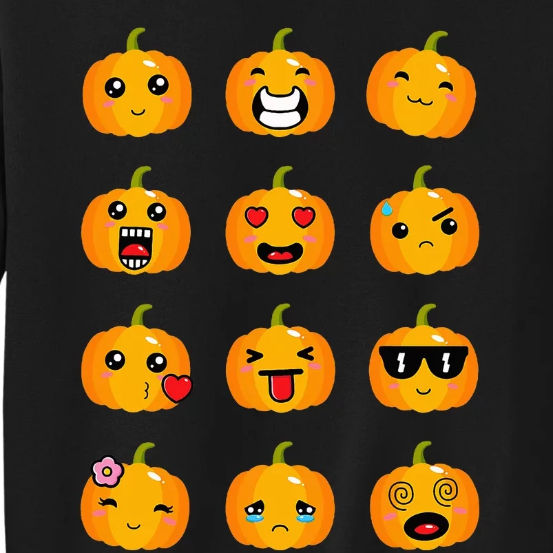 Halloween Pumpkins Emotions Cute Halloween Sweatshirt