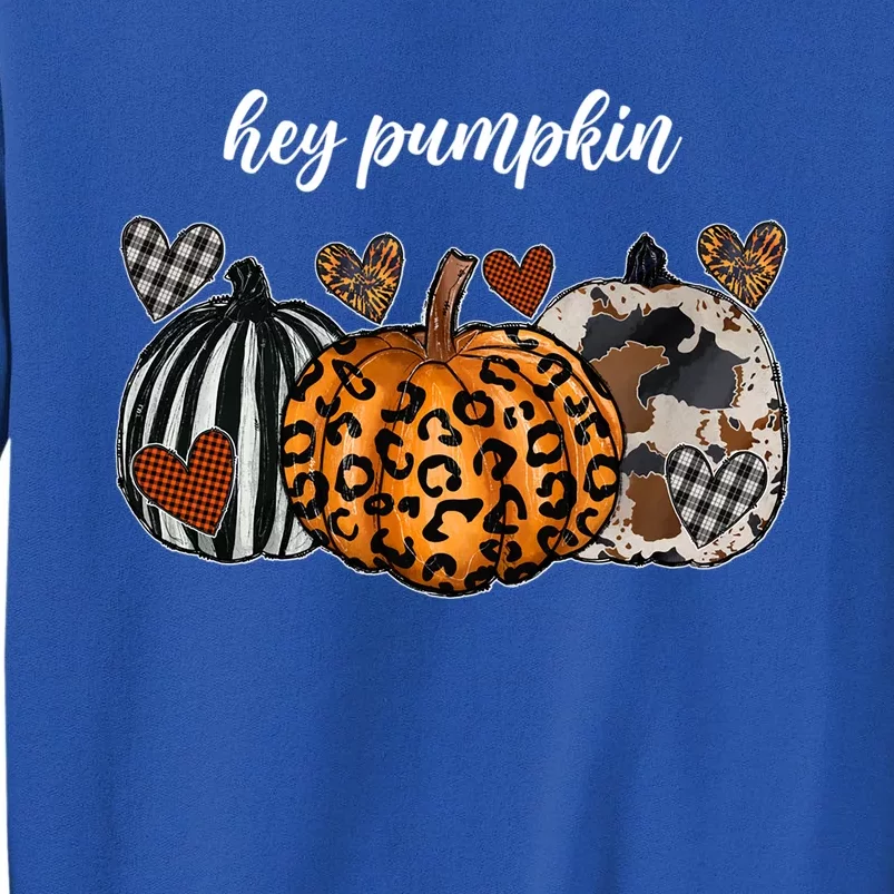 Hey Pumpkin Fall Season Gift Tall Sweatshirt