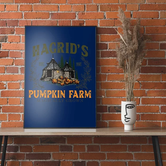 Hagrids Pumpkin Farm Magically Grown Halloween Spooky Season Gift Poster