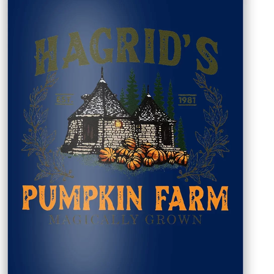 Hagrids Pumpkin Farm Magically Grown Halloween Spooky Season Gift Poster