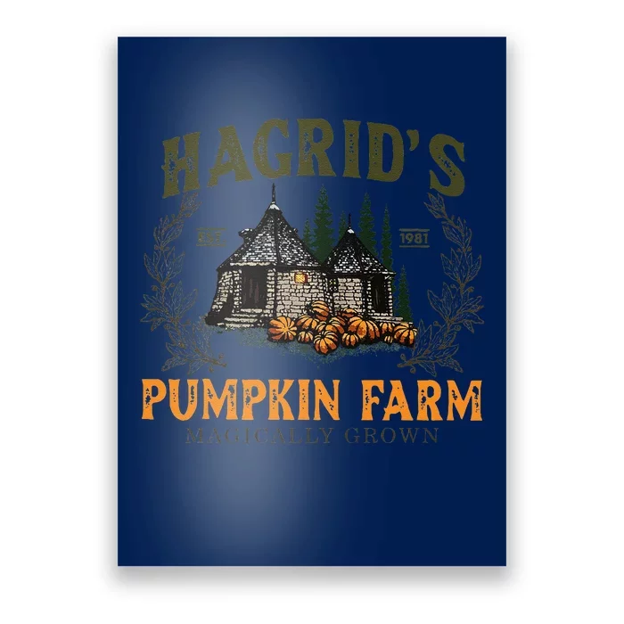 Hagrids Pumpkin Farm Magically Grown Halloween Spooky Season Gift Poster