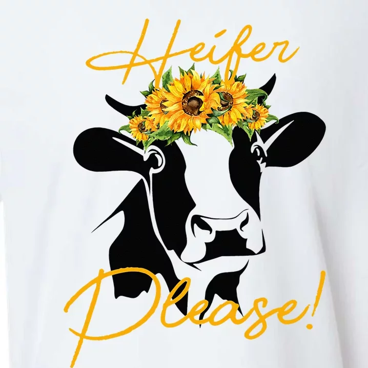 Heifer Please Funny Cow Heifer Sueded Cloud Jersey T-Shirt