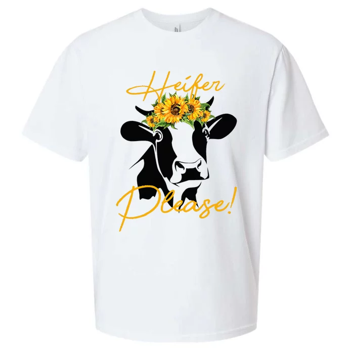 Heifer Please Funny Cow Heifer Sueded Cloud Jersey T-Shirt