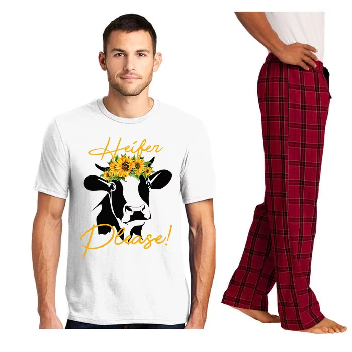 Heifer Please Funny Cow Heifer Pajama Set