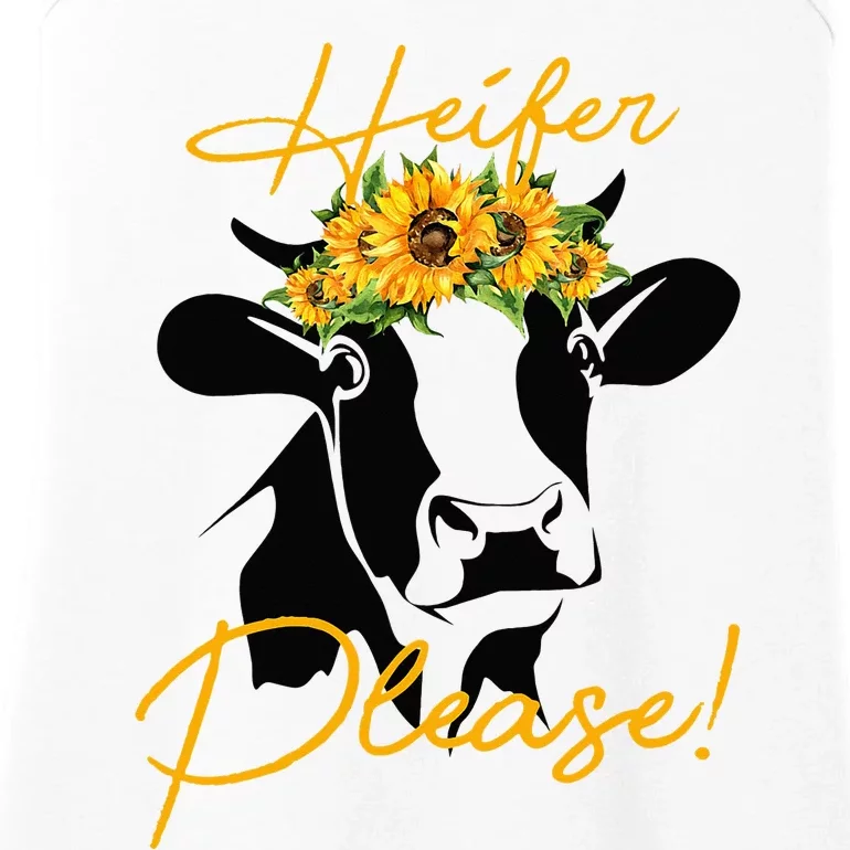 Heifer Please Funny Cow Heifer Ladies Essential Tank