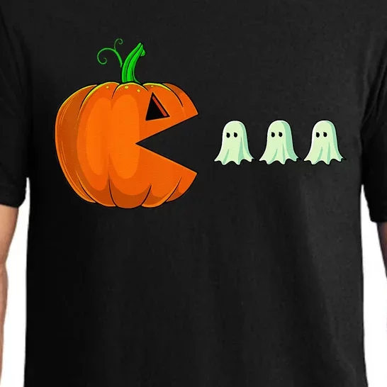 Halloween Pumpkin Funny Ghosts Pajama Set