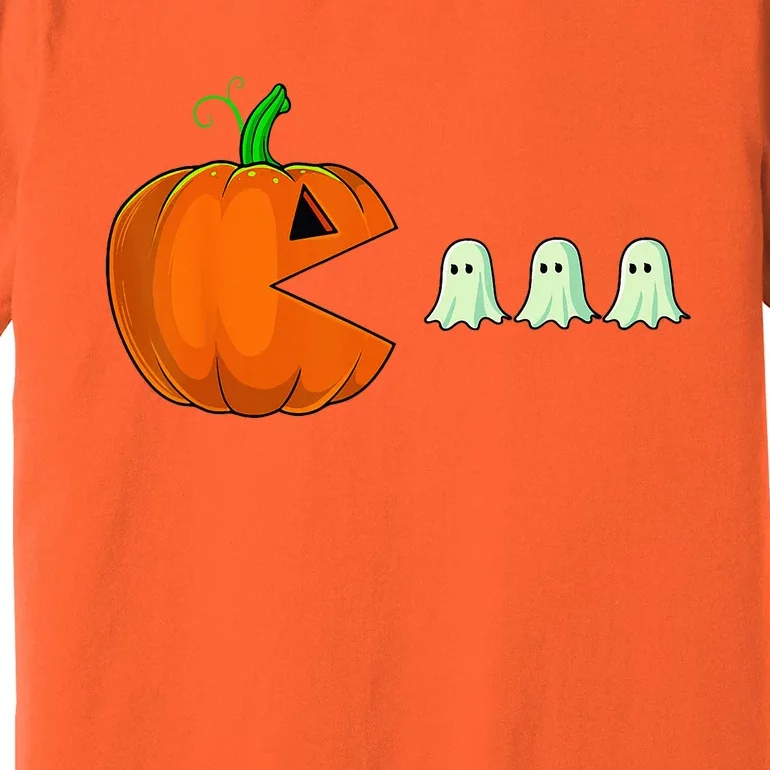 Halloween Pumpkin Funny Ghosts Premium T-Shirt