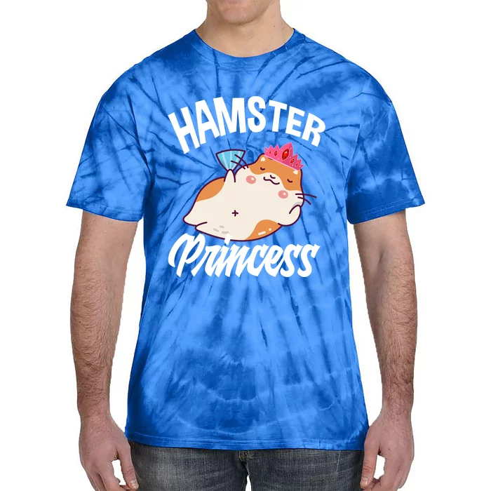 Hamster Princess Funny Hamster Lover Gift Tie-Dye T-Shirt