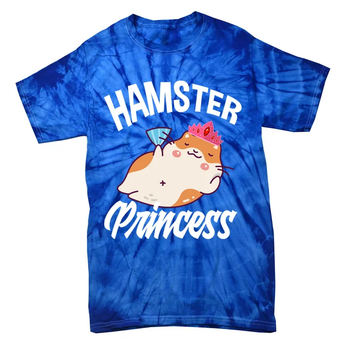 Hamster Princess Funny Hamster Lover Gift Tie-Dye T-Shirt