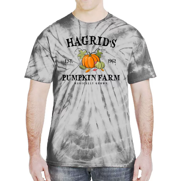 HagridS Pumpkin Farm Fall Autumn Pumpkin Garden Tie-Dye T-Shirt