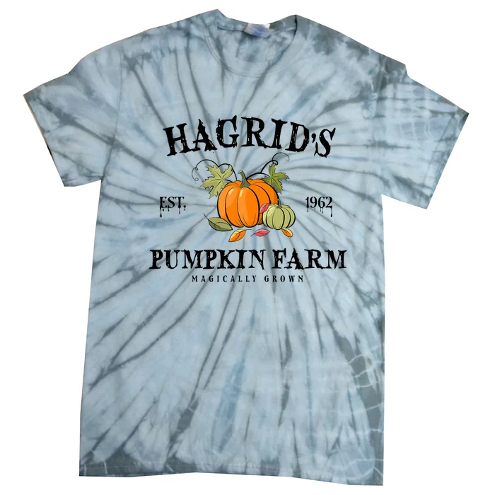 HagridS Pumpkin Farm Fall Autumn Pumpkin Garden Tie-Dye T-Shirt