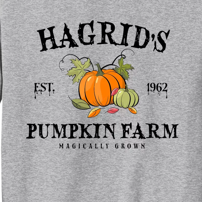 HagridS Pumpkin Farm Fall Autumn Pumpkin Garden Tall Sweatshirt