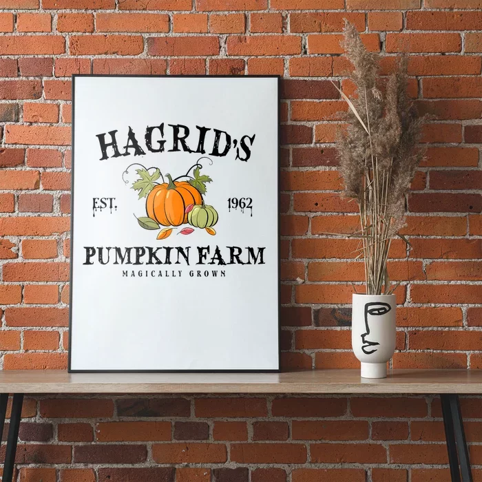 HagridS Pumpkin Farm Fall Autumn Pumpkin Garden Poster