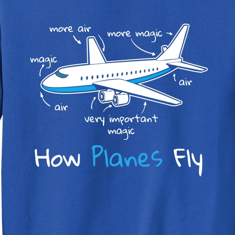 How Planes Fly Aerospace Engineering Design Aviation Gift Sweatshirt