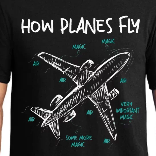 How Planes Fly Aerospace Engineer Aeronautical Engineering Pajama Set