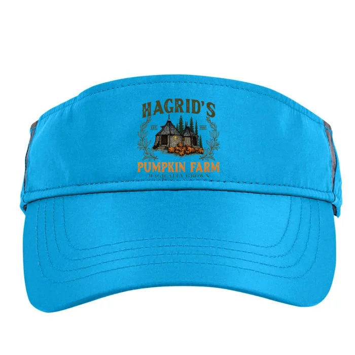 Hagrids Pumpkin Farm Magically Grown Cute Fall Gift Adult Drive Performance Visor