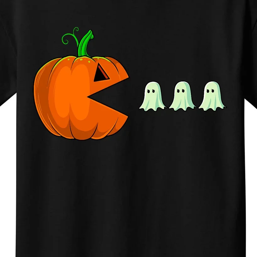 Halloween Pumpkin Funny Ghosts Kids T-Shirt