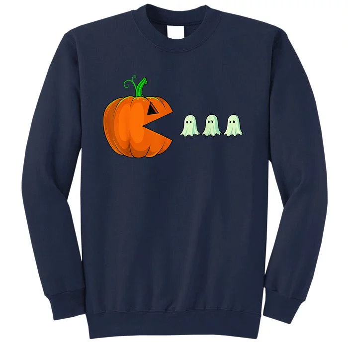 Halloween Pumpkin Funny Ghosts Boy Kid Wo Tall Sweatshirt