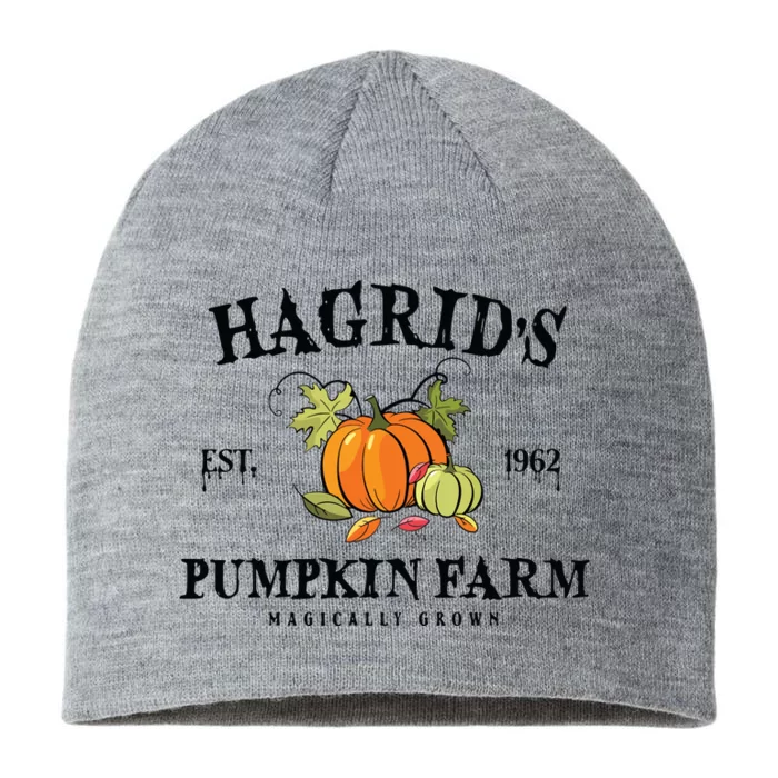 HagridS Pumpkin Farm Fall Autumn Pumpkin Garden 8 1/2in Sustainable Knit Beanie